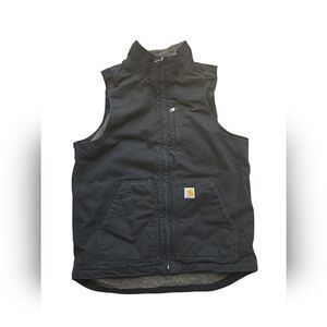 CARHARTT Men’s Loose Fit Washed Duck Sherpa- Lined vest ~ Size: M